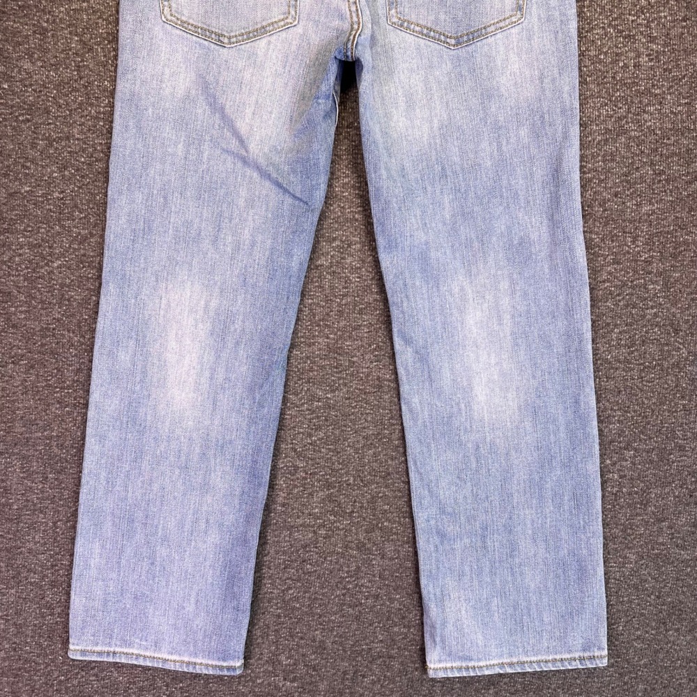American Eagle Jeans Mens 28x26 Light Blue Straight Core Flex Classic Casual Y2K - Picture 10 of 14